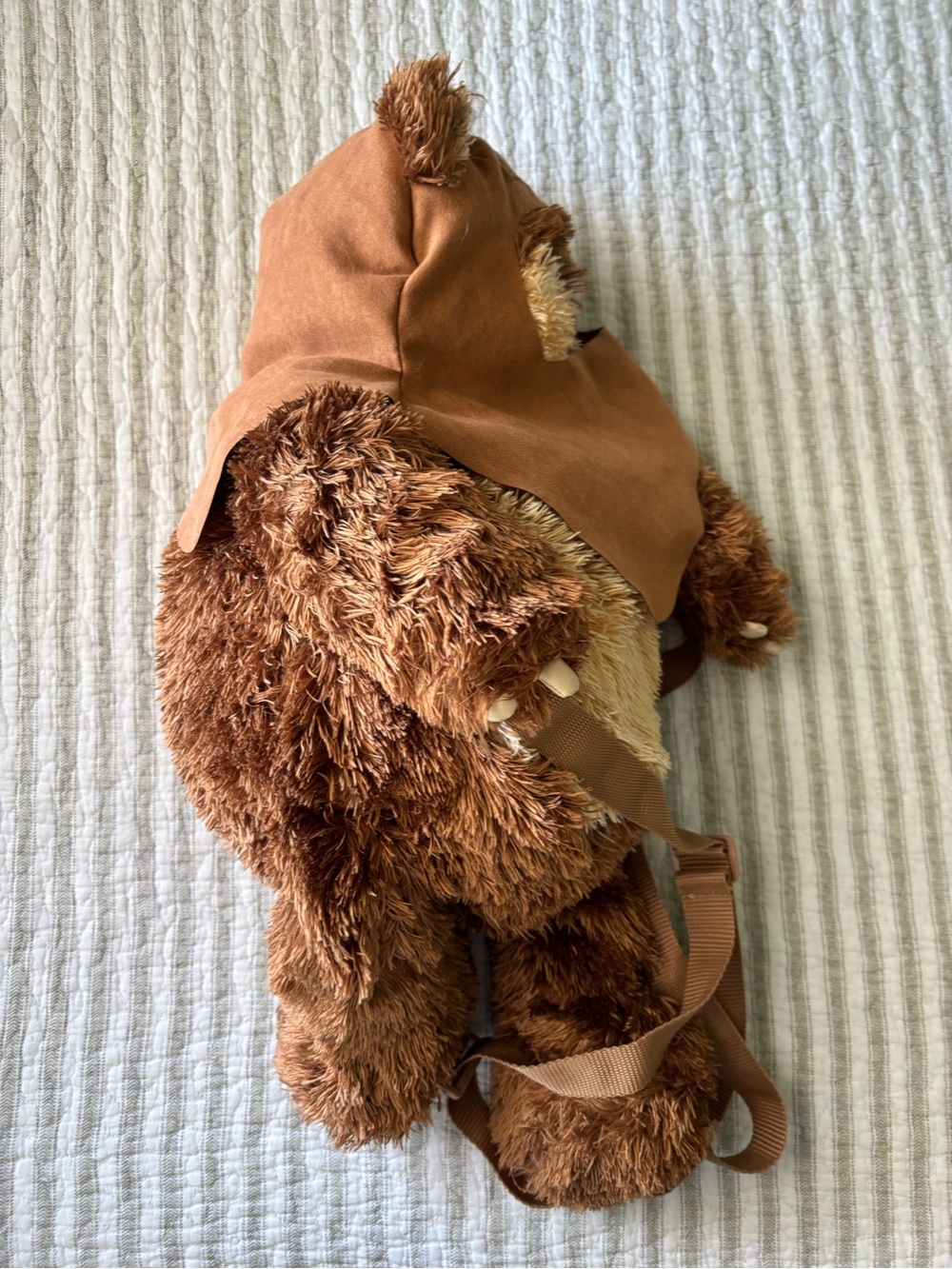Disney Parks 2025 Star Wars Wicket the Ewok Plush Backpack - Picture 5 of 16
